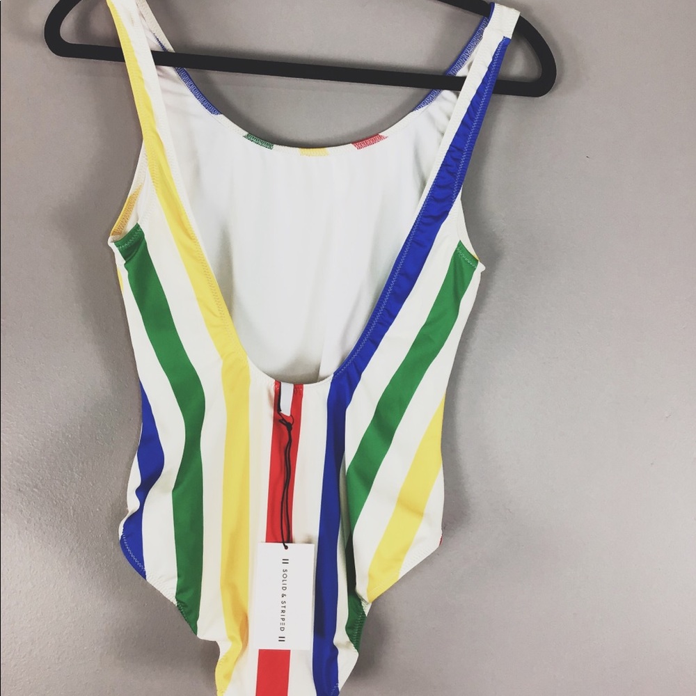 Solid & stripped The Anne Marie One Piece - Picture 6 of 8